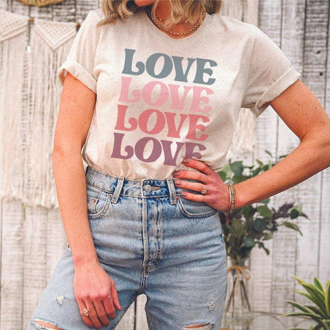 Love X4 Graphic Tee