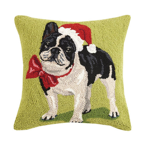 French Bulldog Christmas Pillow