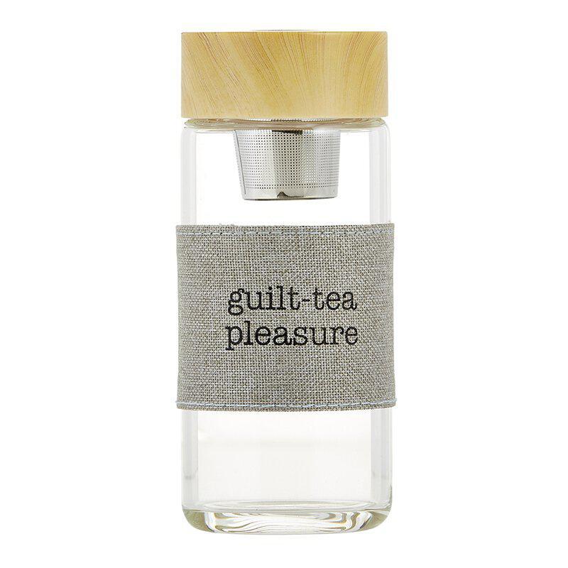 Guilt-Tea Glass Bottle Tea Infuser