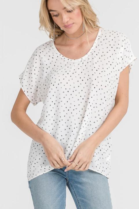 Basic Kimono Dot Top