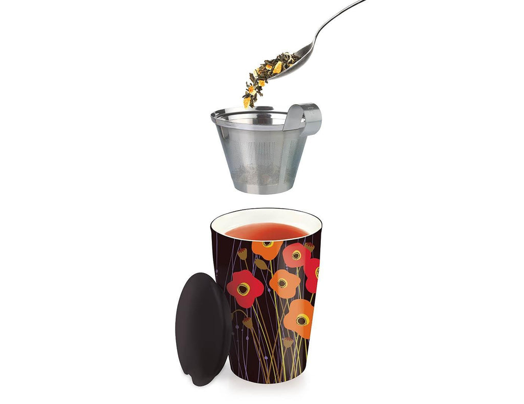 Poppy Fields Steeping Cup