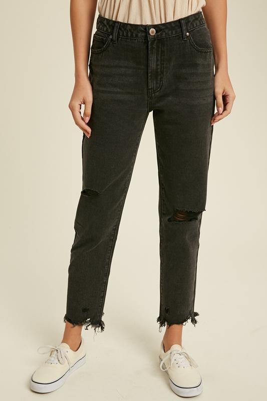 Fringe Black Denim