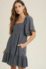 Deep Mini Dress