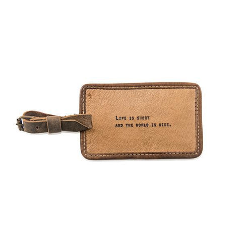 Leather Luggage Tag