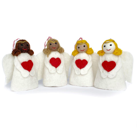 Angel Wool Ornament