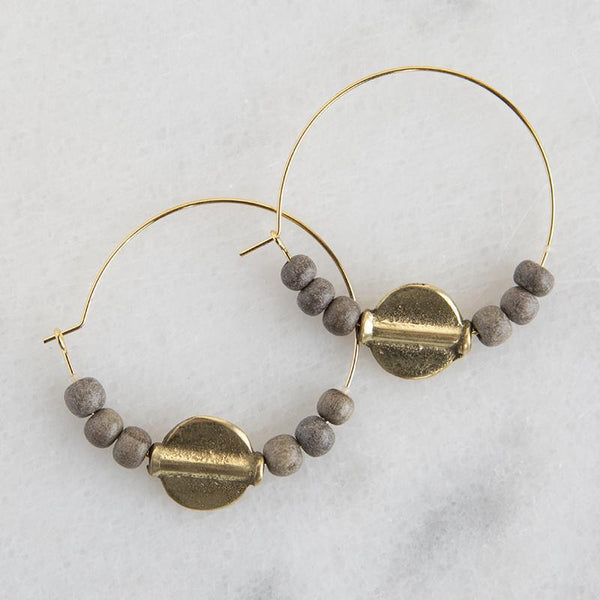 Ember Grey Earring