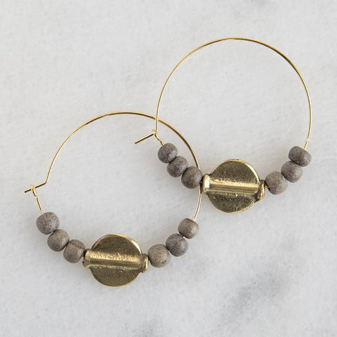 Ember Grey Earring