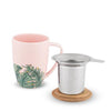 Bailey Tropical Ceramic Tea Mug & Infuser