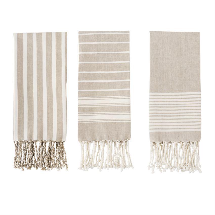 Gray Turkish Hand Towel