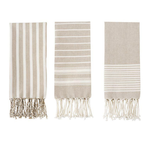 Gray Turkish Hand Towel