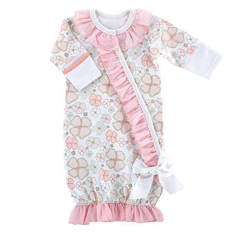 Posies Newborn Gown