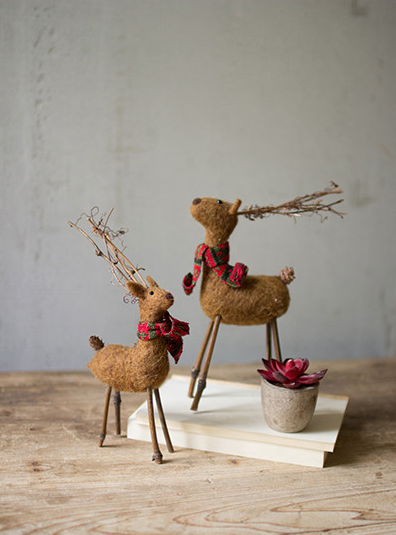 Brown Felt Reindeer
