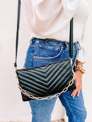Sherman Quilted Crossbody