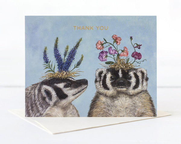 Thank You Badger Sisters Card