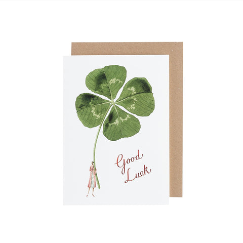 Good Luck Lady Greeting Card