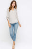 Cotton Gauze Taupe Top