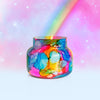 Volcano Rainbow Watercolor Jar Candle